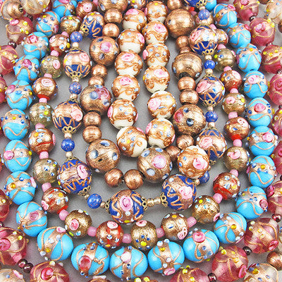 Vintage Venetian Glass Beads