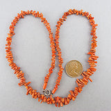 Vintage coral beads necklace 