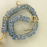 Antique Trade Beads 35 Matched Ghanaian Glass Beads Old Beads For Beaded Necklaces Good Old Beads