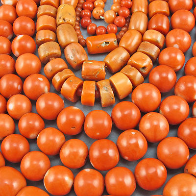 Old Coral Beads