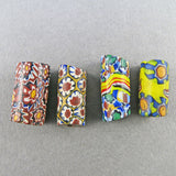 African Trade Beads 4 Venetian Glass Beads Old Millefiori Beads Good Old Beads Jewelry Supplies