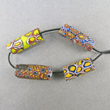 African Trade Beads 4 Millefiori Glass Beads Venetian Glass Beads Old Beads
