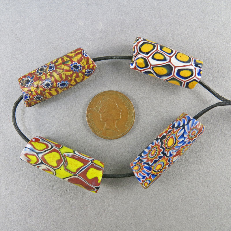 Millefiori Beads Trade Beads African African Trade Beads