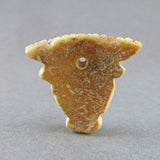 Antique Bead Carved Shell Bead Old Jewelry Supplies