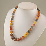 Vintage Amber Beads Necklace Real Amber Beads Baltic Amber Yellow Amber Beads Vintage Jewelry