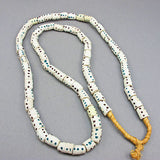vintage african beads white korobo strand