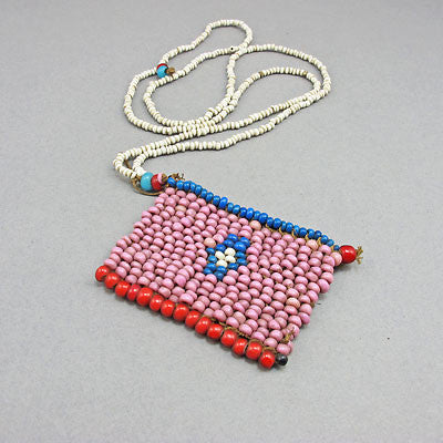 South african  beadwork love letter necklace