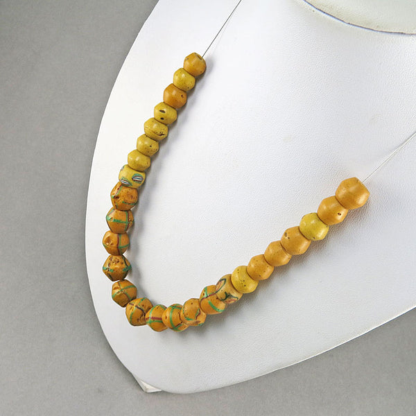 Antique African Trade Beads 26 Mixed Venetian Glass Beads King Beads Old Beads Jewelry Supplies