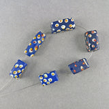 Antique African Trade Beads 6 Spotted Venetian Glass Beads Old Beads For Beading