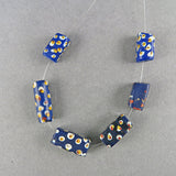 Antique African Trade Beads 6 Spotted Venetian Glass Beads Old Beads For Beading