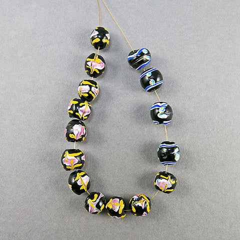 African trade beads 15 rare venetian glass beads oldbeads uk