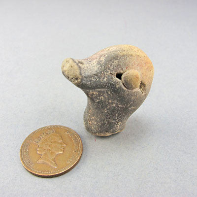 ancient artifact zoomorphic bird head