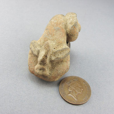 Ancient artifact near east male head