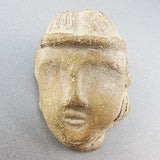 Ancient artifact greco roman fragment head 