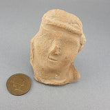 Ancient artifact greco roman fragment head 