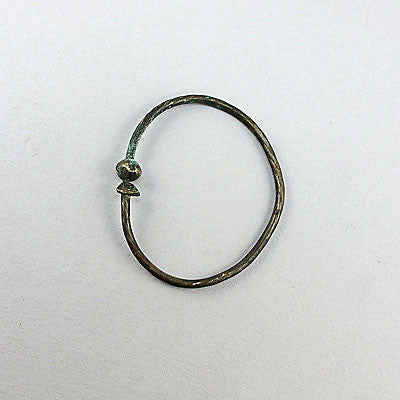 Ancient artifact luristan bronze childs bangle