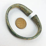 Ancient artifact luristan bronze bangle