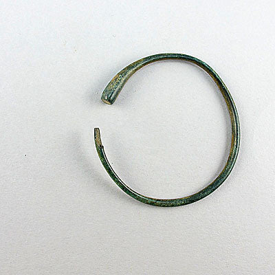 Ancient artifact luristan bronze tapered bangle