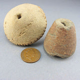 2 sao ancient clay beads