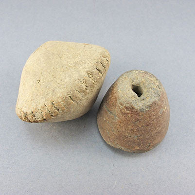 2 sao ancient clay beads