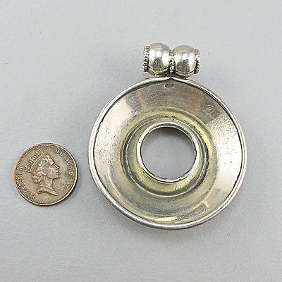Vintage sterling silver jewellery pendant solid