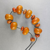 Vintage Copal Amber Beads Moroccan Beads African Beads Jewelry Supplies Old Beads UK