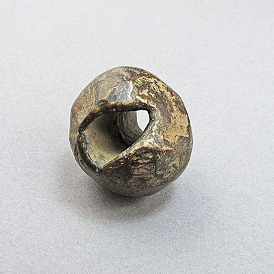Antique ethnic jewellery fulani bronze pendant