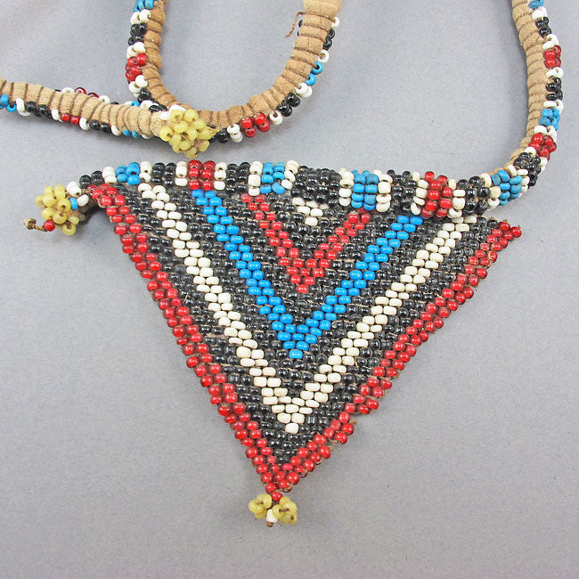 African Jewellery Zulu Choker / Veil Glass Beaded Necklace Handmade in KZN  SA | eBay