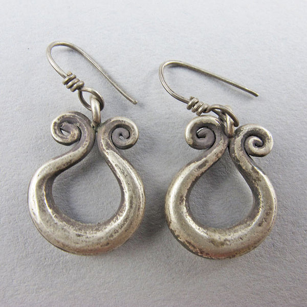 Vintage Earrings Miao Hmong Tribal Jewelry Ethnic Jewelry Asian Arts
