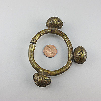 Old tirbal art bangle yoruba bronze