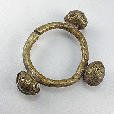 Old tirbal art bangle yoruba bronze
