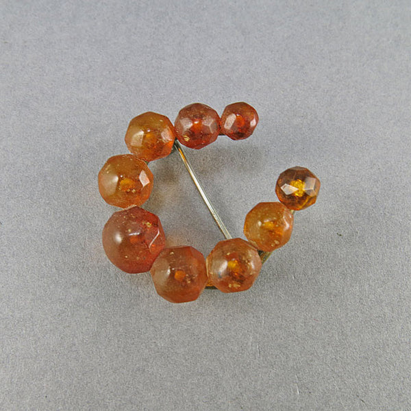 Antique Amber Brooch Baltic Amber Jewelry Antique Collectibles