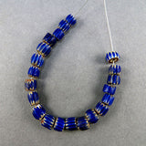 Antique african trade venetian glass beads chevron beads old beads uk