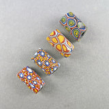 African Trade Beads 4 Old Millefiori Beads Venetian Glass Beads Old Beads UK