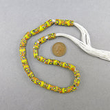 Antique African Trade Beads 28 Old Millefiori Beads Venetian Glass Beads For Beaded Necklaces