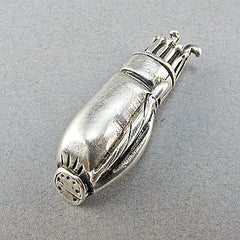 Vintage jewllery golf bag silver pendant