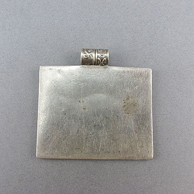 Vintage jewellery mexican silver pendant