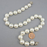 Vintage south sea oyster shell beads necklace