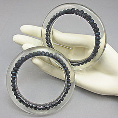 2 vintage plastic bangles