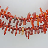 180 vintage semi precious stone agate crosses necklace