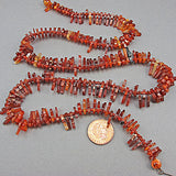 180 vintage semi precious stone agate crosses necklace