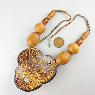 vintage unusual beads necklace rio studio