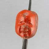Unusual bead 2 face japanese ojime