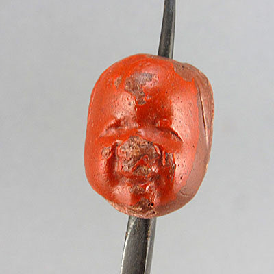 Unusual bead 2 face japanese ojime
