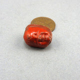 Unusual bead 2 face japanese ojime