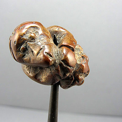 Unusual bead carved monkey