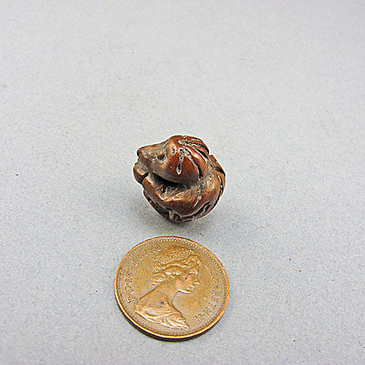 unusual bead carved monkey