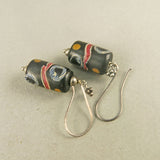 Antique African Trade Beads Earrings Venetian Glass Beads Good Old Beads UK